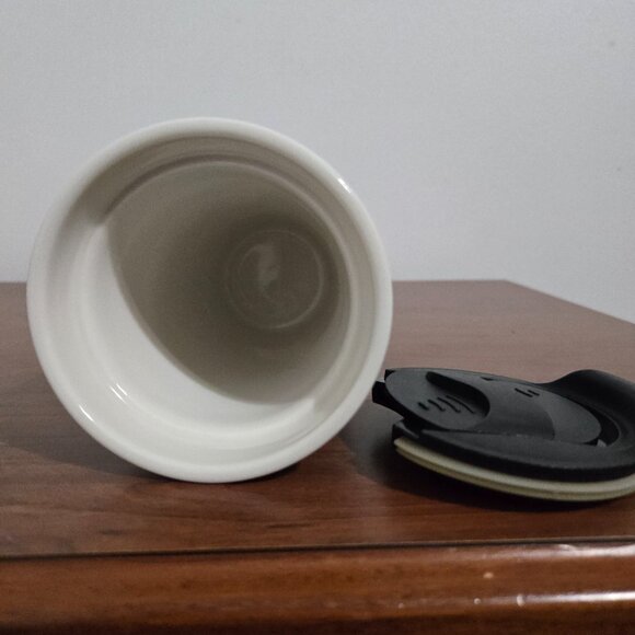 Starbucks Tumbler Travel Mug Ceramic 2015 Graffiti Paint Drip Design 12oz 355ml - Picture 6 of 7